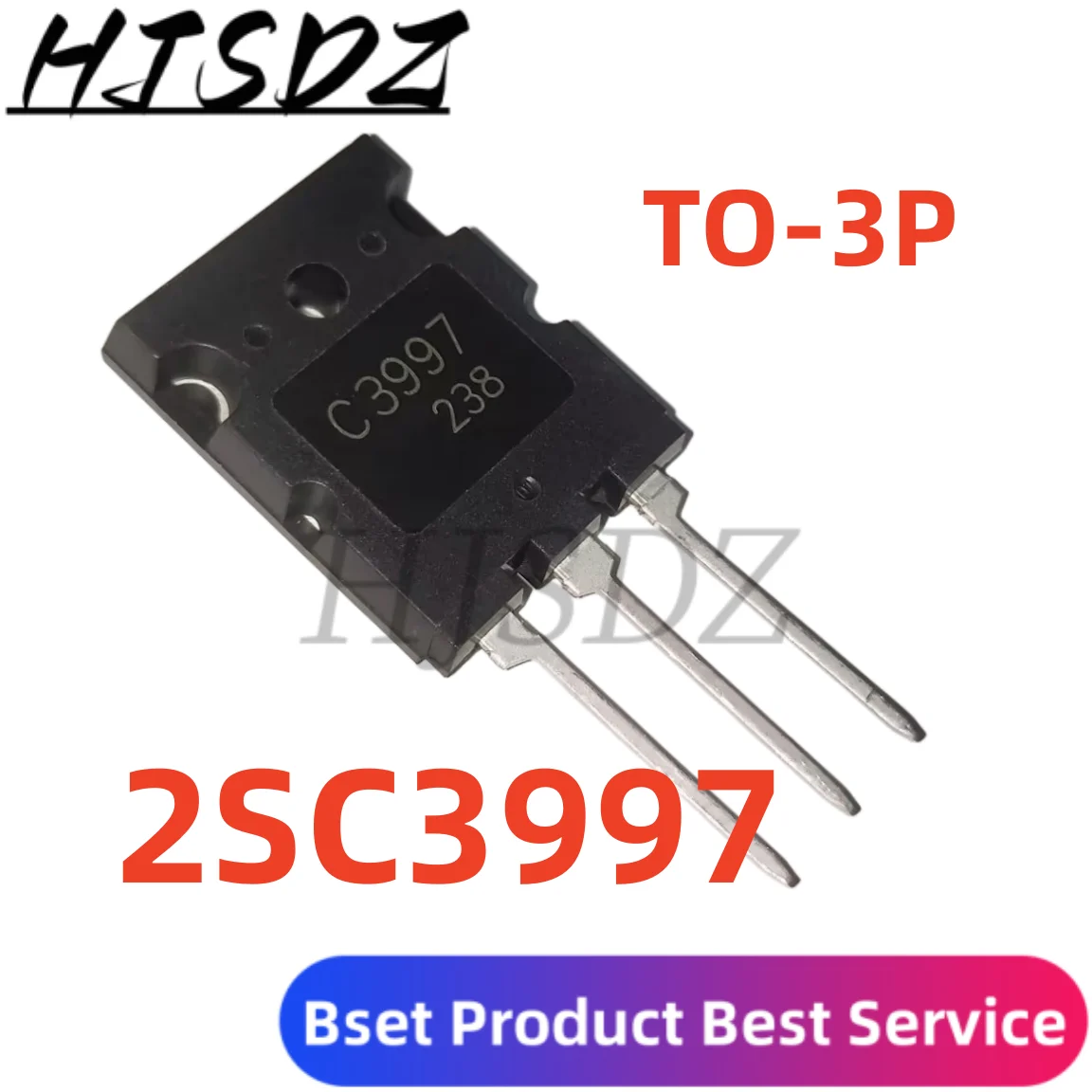 5 шт./партия, ультразвуковая силовая трубка 2SC3997 C3997 TO-3P Triode, 25 А, 1500 В, абсолютно новый товар со склада