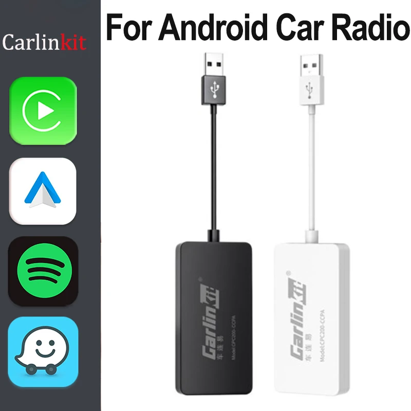 

Carlinkit Wired & Wireless CarPlay Android Auto Dongle for Modify Android Screen Car Ariplay Smart Link Wireless Carplay Module