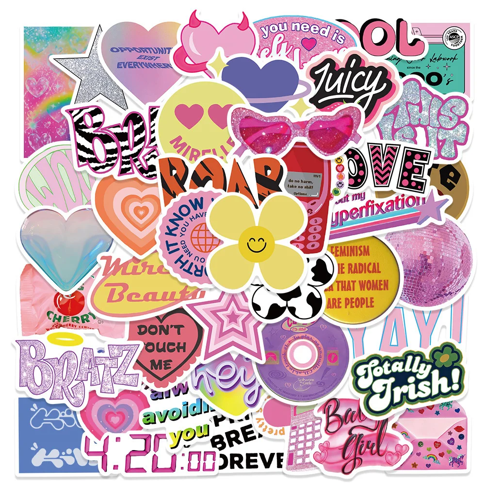 

10/30/50 шт., водонепроницаемые наклейки в виде граффити