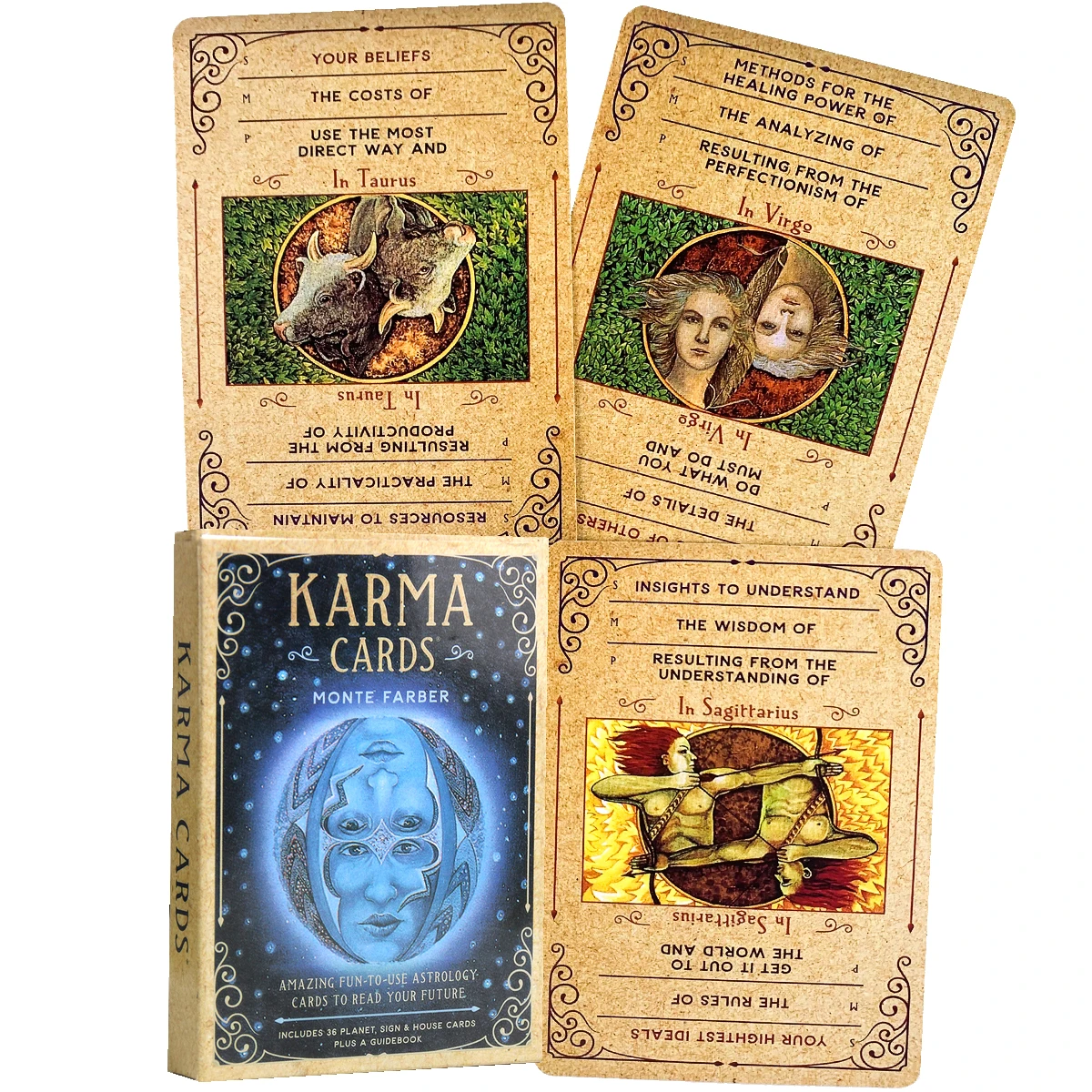

Latest Karma Cards By Monte Farber Amazing Fun-to-Use Astrology Cards To Read Your Future Fortune Guidance Telling Divination