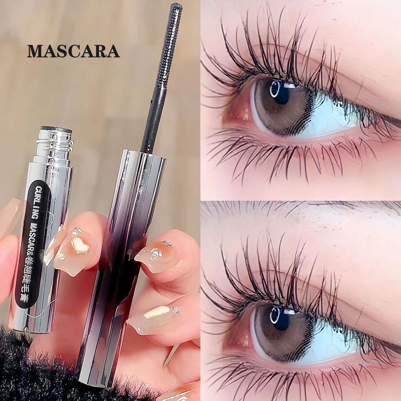 

Natural Lengthening Mascara Charming Eye Makeup Cream For Wedding Party