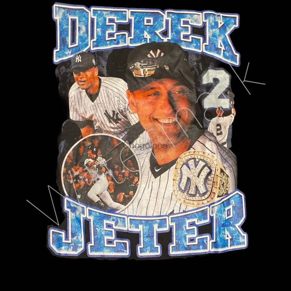 Винтажная футболка с изображением Дерека Джетера |