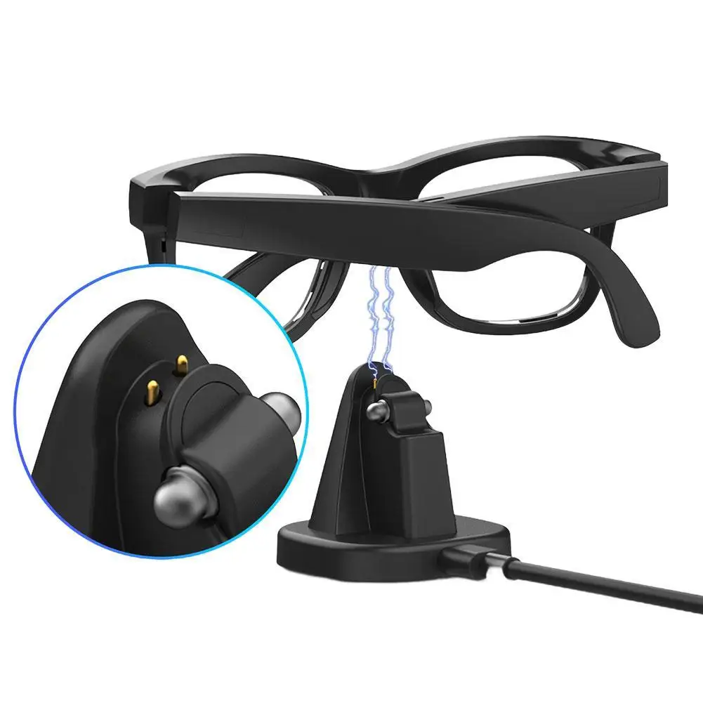 Зарядная док-станция для умных очков Ray-Ban Meta, портативная, противоударная, дорожная зарядная подставка с LED-индикатором и адаптером Type-C (art.: 3920d7cd919bf) - 3920d7cd919bf