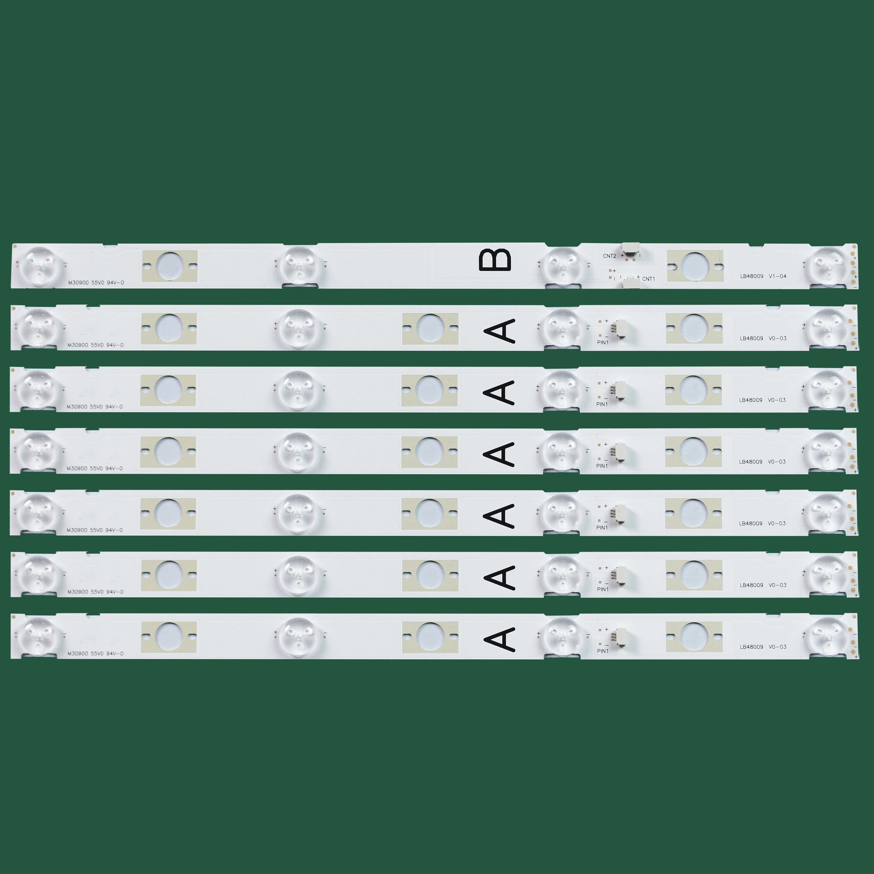 Новый комплект 7 шт. 360 мм Светодиодная лента для подсветки SONY KDL48W650D KDL48W653 KDL48W655D KDL48WD653 LB48009 V0-03 LB48009