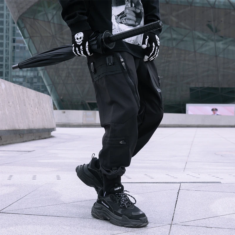 Функциональный комбинезон Sle мужской модный брендовый с завязками на щиколотке