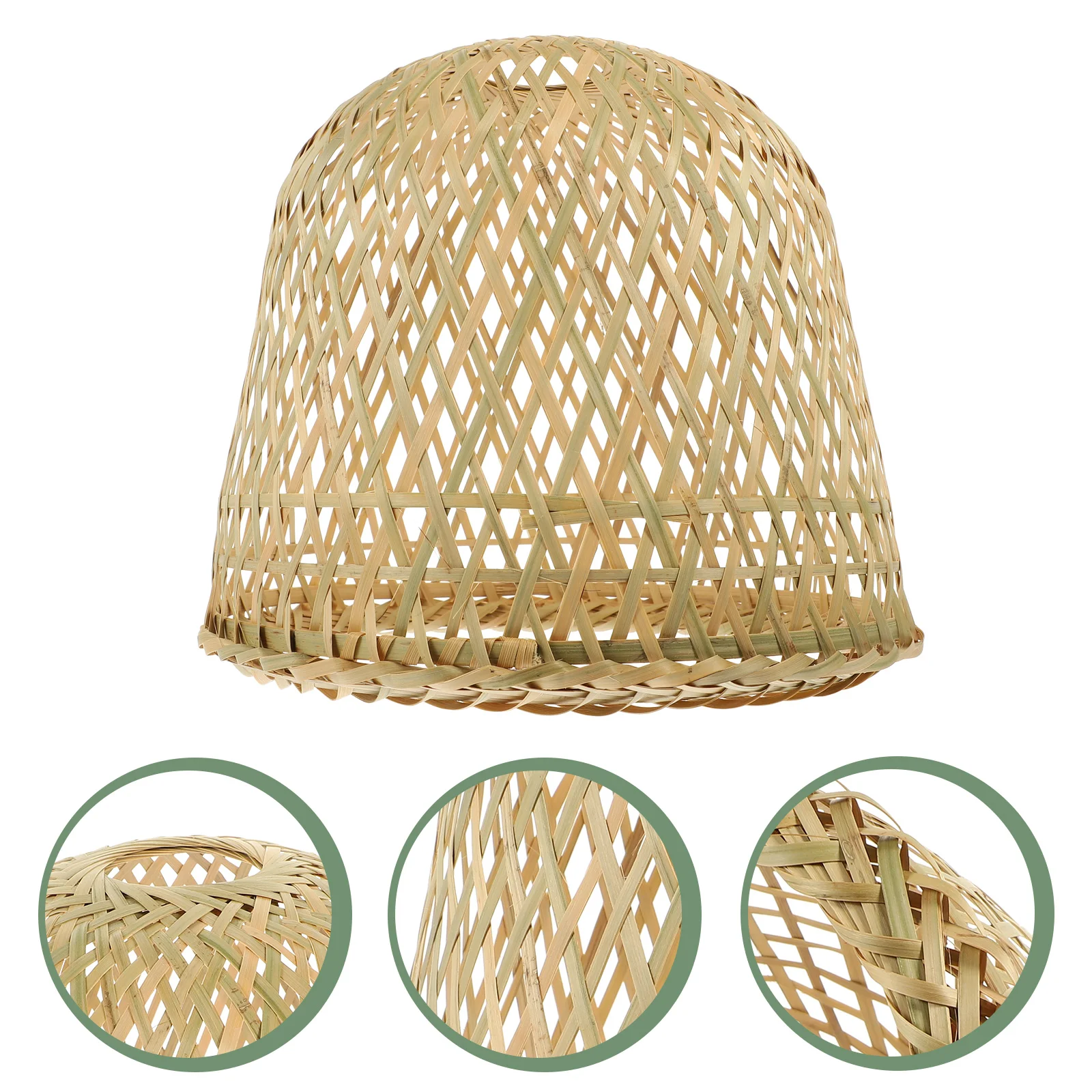 

Vintage Decor Rattan Chandelier Shades Modern Lampshade Lantern Seagrass Floor Hanging Light Fixtures Bedside Bamboo