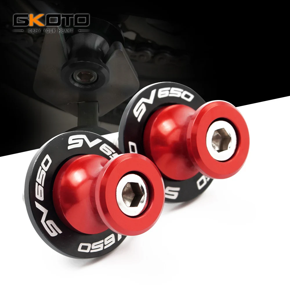

CNC M8 Swingarm Spools Slider Stand Screw Motorcycle Accessories For Suzuki SV650 SV650S SV650X SV650/S/X 1999-2022