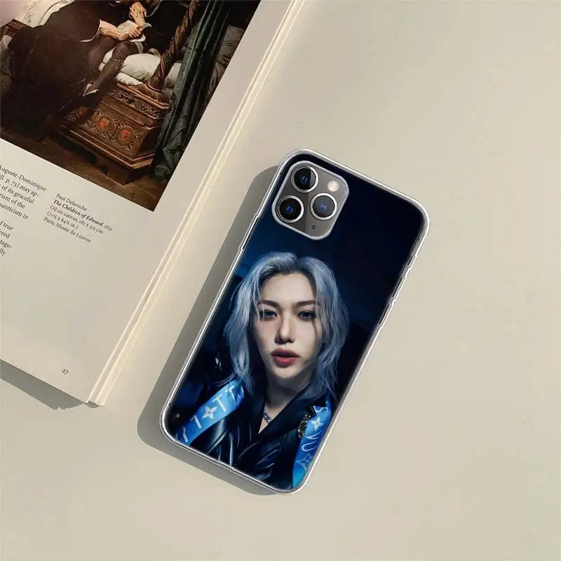 Чехол для телефона F-Felix Lee SKZ Apple Iphone 16E 15 14 Plus 13 16 Pro Max Cover 11 12 Mini Fundas X XR Shell Coque TPU Pattern So