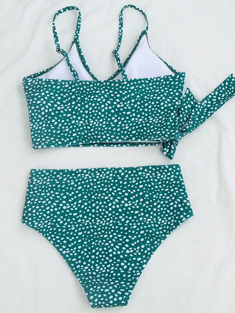 Бикини 2023 новый купальник женский комплект бикини с высокой талией купальный