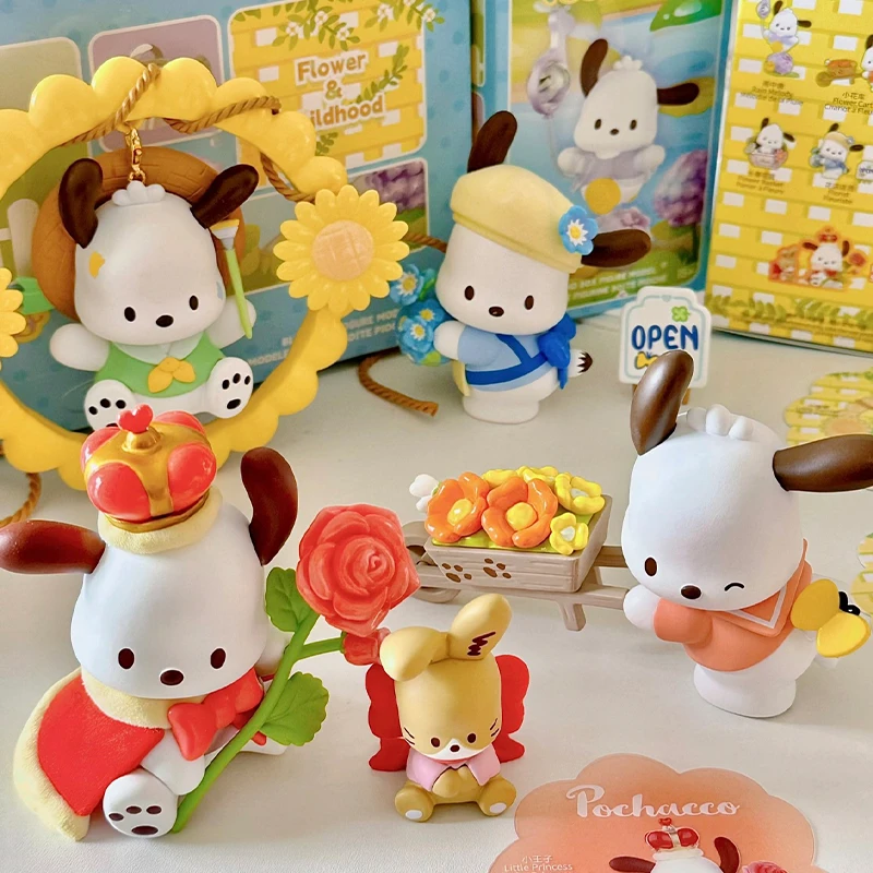 

Мультяшный Sanrio Pachacco Divas хит по дороге, фигурка куклы, украшение, милая девушка, сердце, настольные украшения для мальчиков и девочек, подарок на день рождения