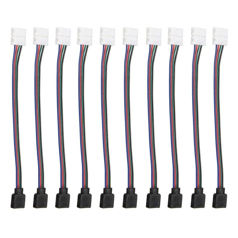 

Light Strip Solderless Dual Connector Clip Cable LED Tape Extension Cable For 3528/5050 RGB Light Strip