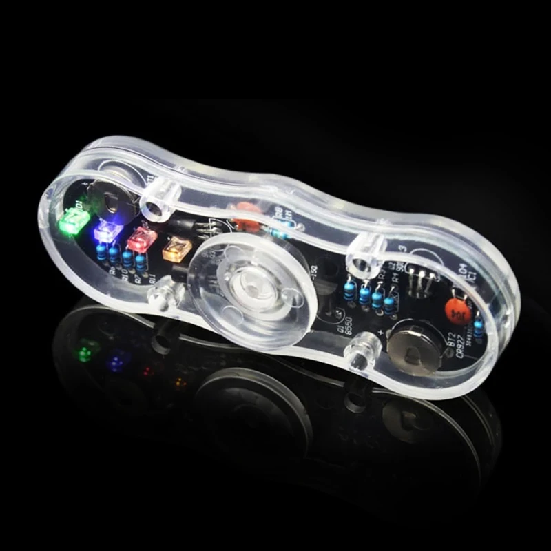 electronic diy kit Fingertip Gyro Light Fidget Finger Toy Hand Spinner   Durable Fingertip Gyro for Adults and Kids