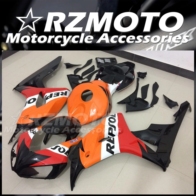 

Литьевая пресс-форма, новый комплект обтекателей из АБС-пластика для мотоцикла, подходит для HONDA CBR1000RR 2006 2007 06 07, комплект кузова красного и о...