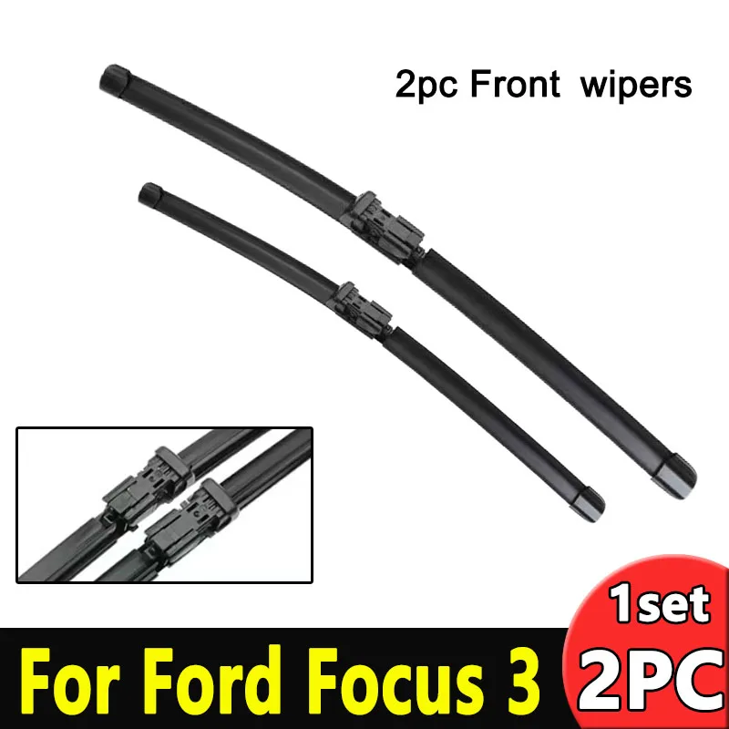 

Wiper RHD & LHD Front Wiper Blades For Ford Focus 3 Hatchback 2011 - 2017 Windshield Windscreen Front Window 28"+28"