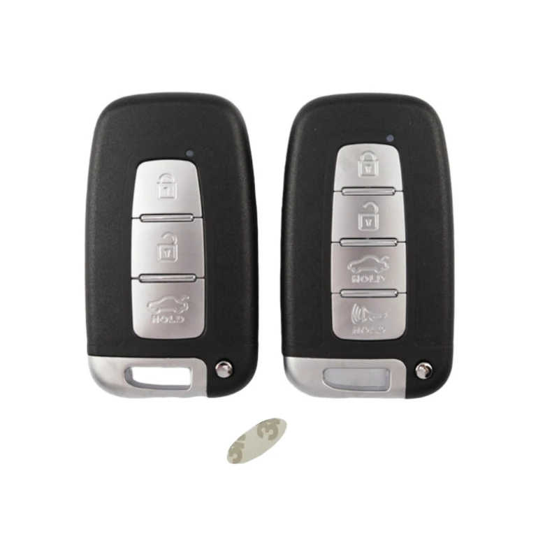 

With Logo New Uncut 2 Buttons Smart Remote Key Shell Replacement for Hyundai Case Cover with LOGO