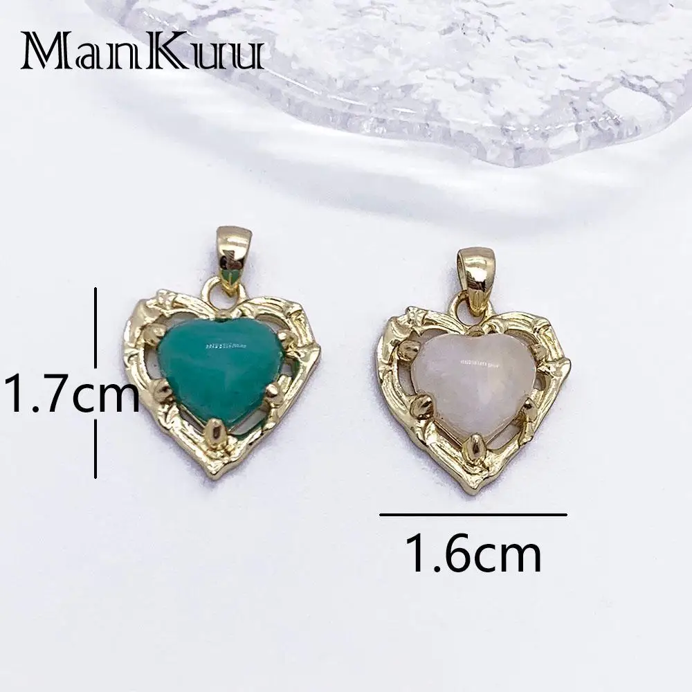 Mankuu натуральные целебные кристаллы камень аметист аквамарин амазонит сердце