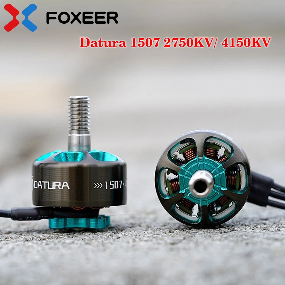 FOXEER Datura 1507 2750KV/4150KV 4-6S бесщеточный двигатель совместимый с 3-5-дюймовым пропеллером