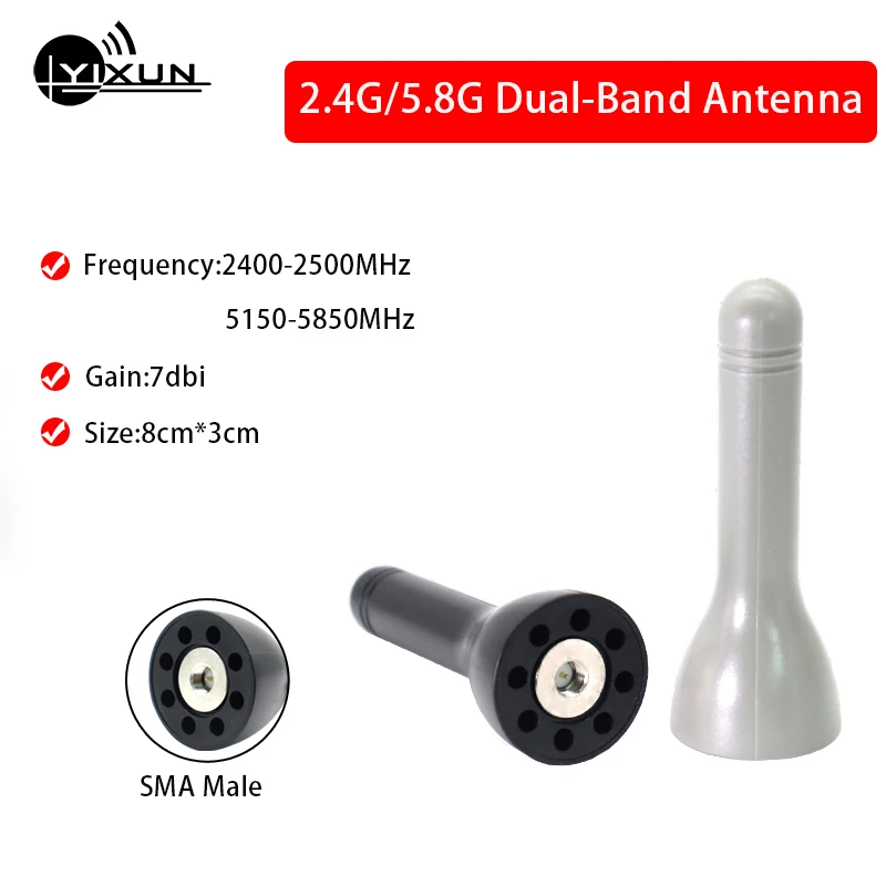 

2.4G 5.8G dual band cabinet antenna 4G LTE IoT module waterproof charging pile explosion-proof advertising player antenna