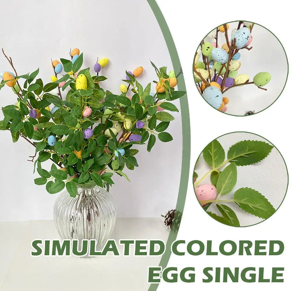 

Simulated Egg Single Easter Home Interior Decoration Flower Arrangement Accessories Artificial Foam Egg