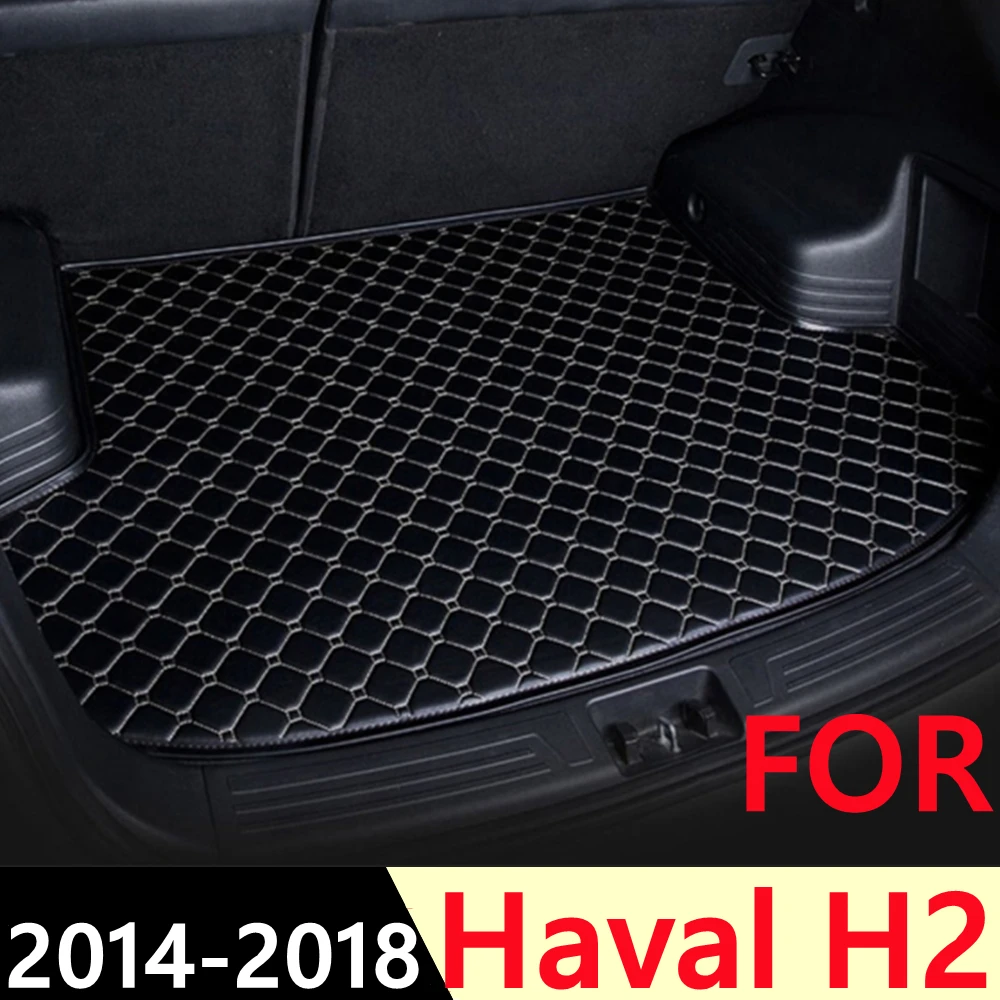 

Коврик для багажника автомобиля для HYUNDAI Tucson 2006 07-2021, плоский боковой водонепроницаемый задний коврик для груза, коврик, автомобильные аксес...