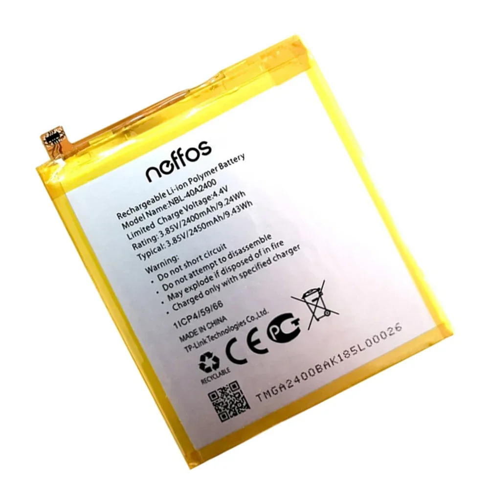 Новый высококачественный аккумулятор 2450 мАч для телефона TP-Link Neffos Y5s TP804A TP804C