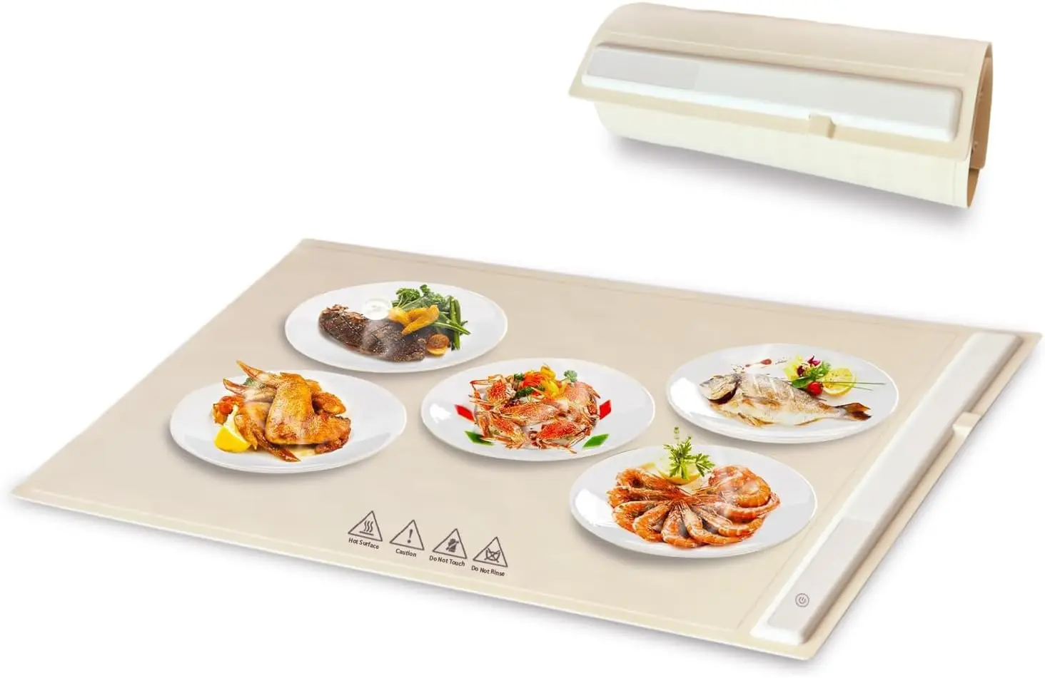 Foldable food warming board. Foldable food warming board. Коврик для подогрева пищи. Foldable food warming board. Подогреваемый поднос.
