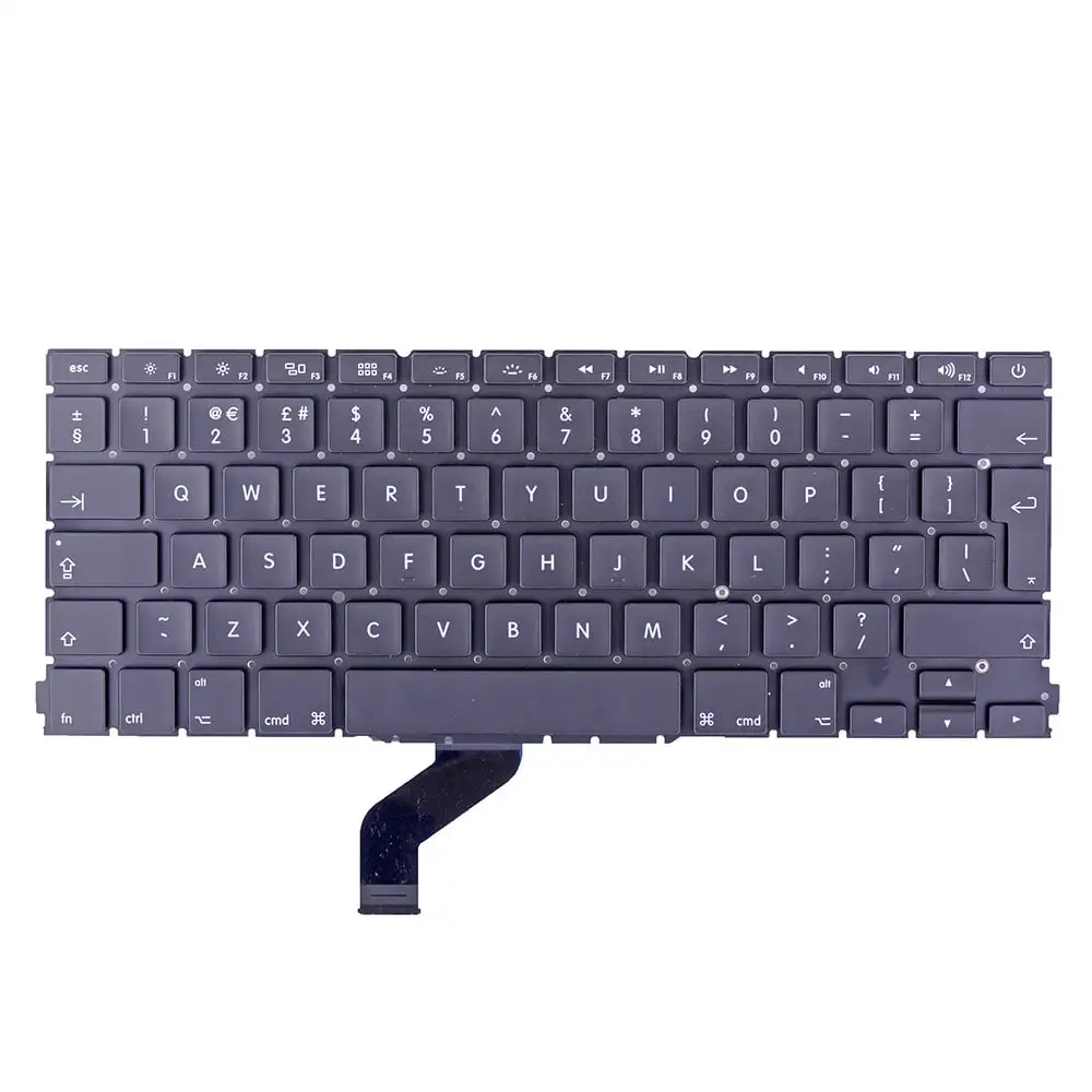 

Replacement for MacBook Pro 13 Retina A1425 2012-2013 Keyboard UK English Layout Tested Good Grade A