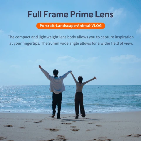 Полнокадровый сверхширокоугольный объектив VILTROX 20 мм F2.8 для камер Sony с креплением E и Nikon Z-Mount