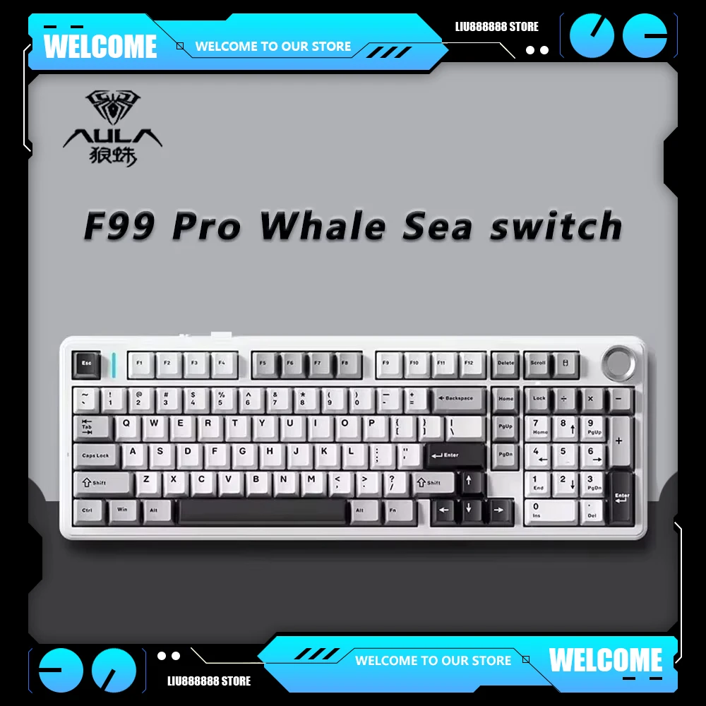 AULA F99/F99 Pro Механические клавиатуры Dark Kingdom RGB с возможностью горячей замены