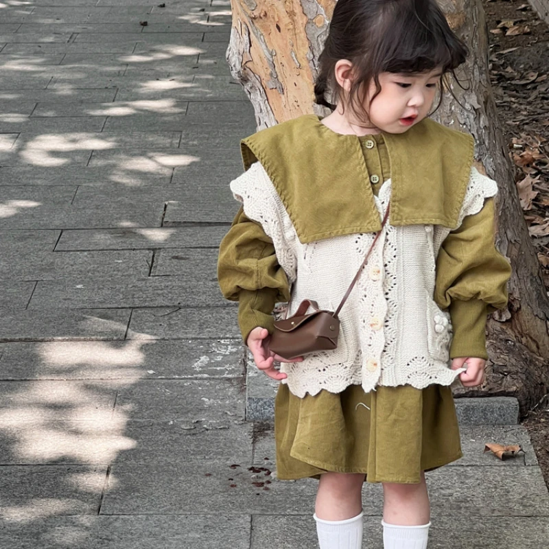 

Retro Children Girls Small Shoulder Bag Cross Body Accessories Bag Girl Hasp Casual Cute Lovely Portable Travel Messenger Bag