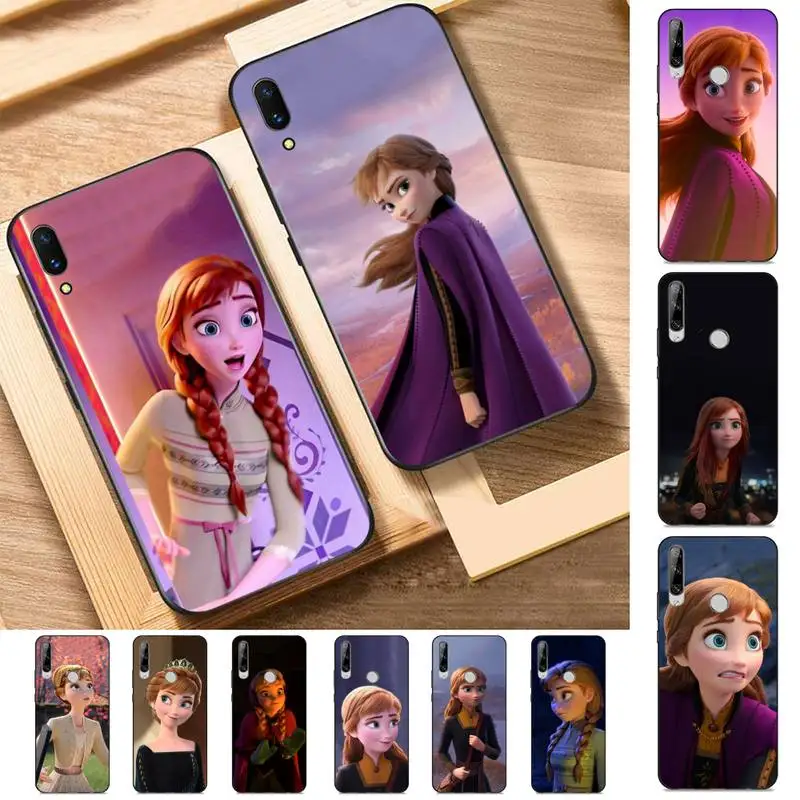 

Disney Princess Anna Phone Case for Huawei Y 6 9 7 5 8s prime 2019 2018 enjoy 7 plus