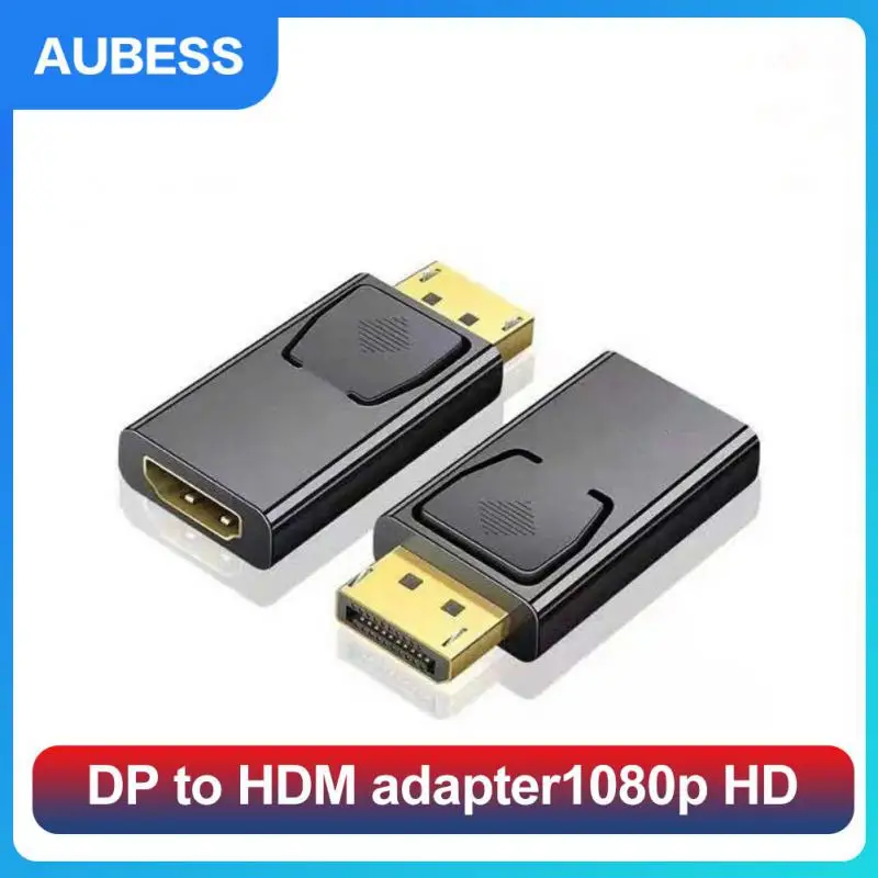 For Pc Tv Dp To HDMI-compatible Cable Adapter Displayport To HDMI-compatible Black Pbs Shell Dp To HDMI-compatible Adapter
