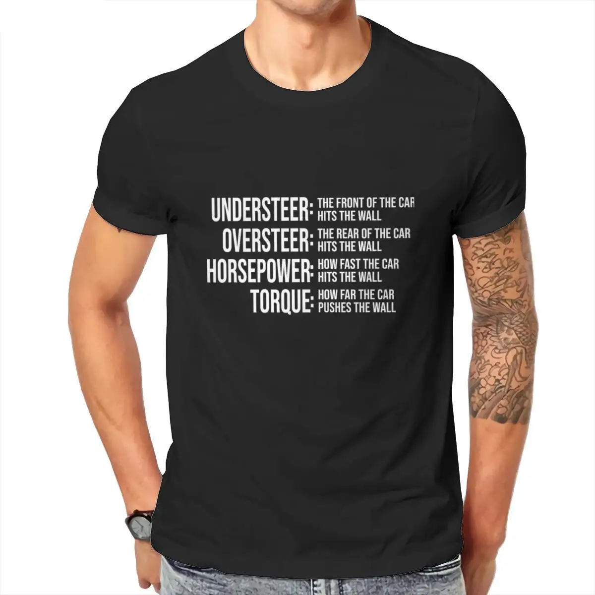 

Wholesale Understeer Oversteer Horsepower Torque Unisex Tri-Blend T-Shirt Gift Female Woman Vintage Men Clothing 103131