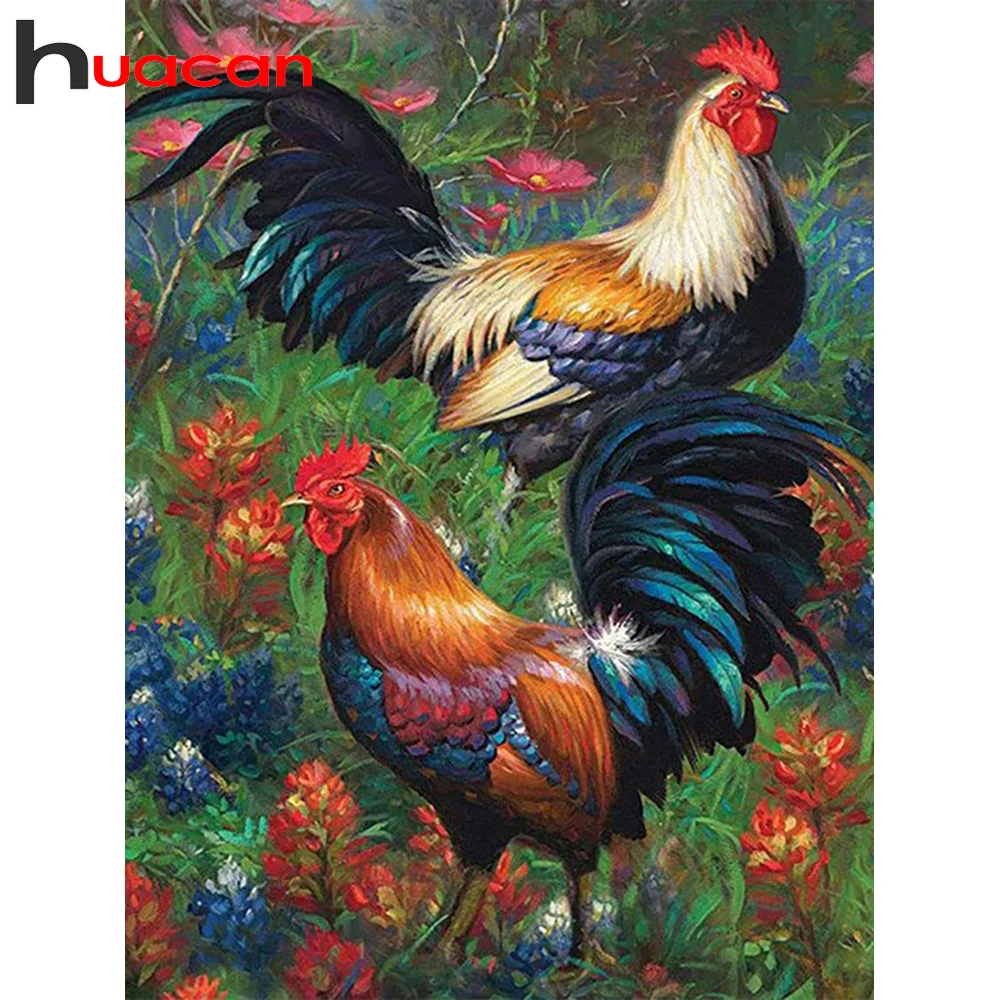 Картина петухи живопись