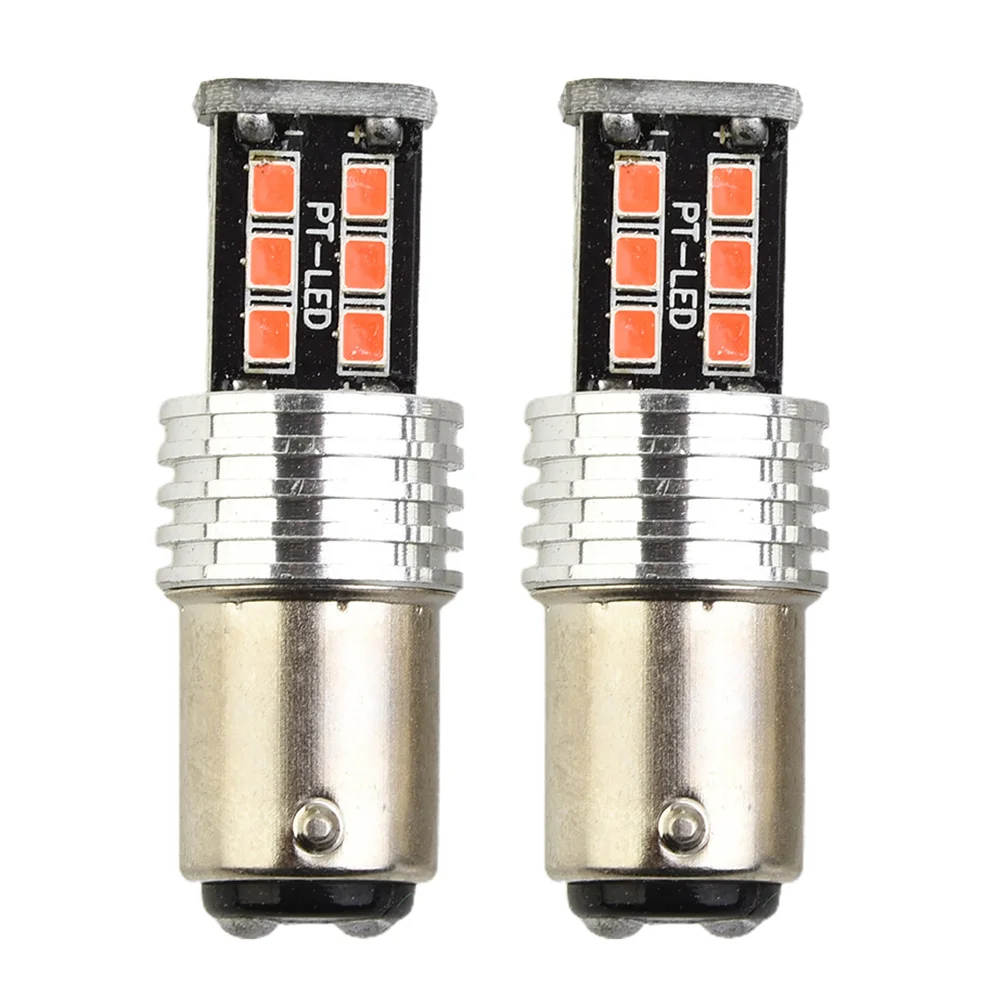 

2pcs 12V 16W 1157 LED Bulbs Auto Red Brilliant Replacement Brake Tail Parking Light Car Lamps Flash Light Bulbs Brake Lamps