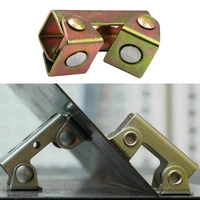 4pcs magnetic v type clamps welding holder adjustable welding fixture magnetic hand tools fixed support stainless steel tool