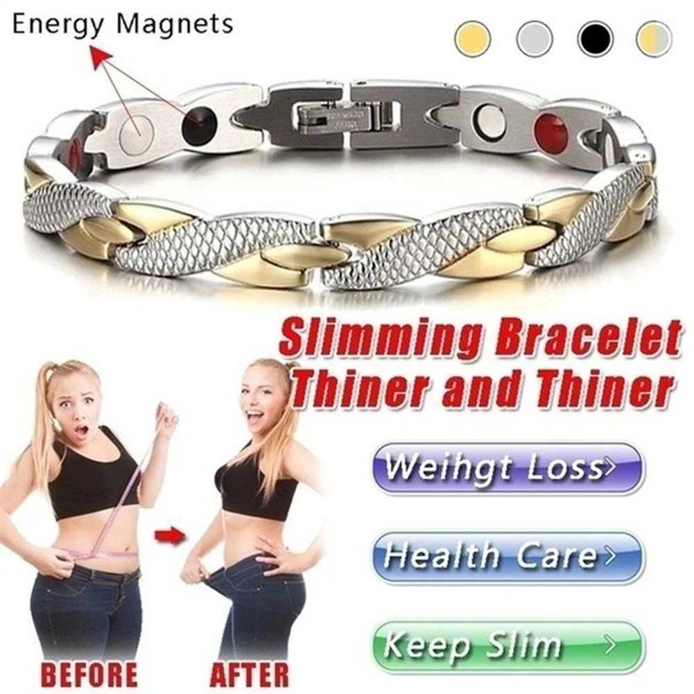 

Twisted Dragon Magnetic Therapy Bracelet Detachable Women Men Bangle Slimming Therapy Wristband Health Care Jewelry Gifts