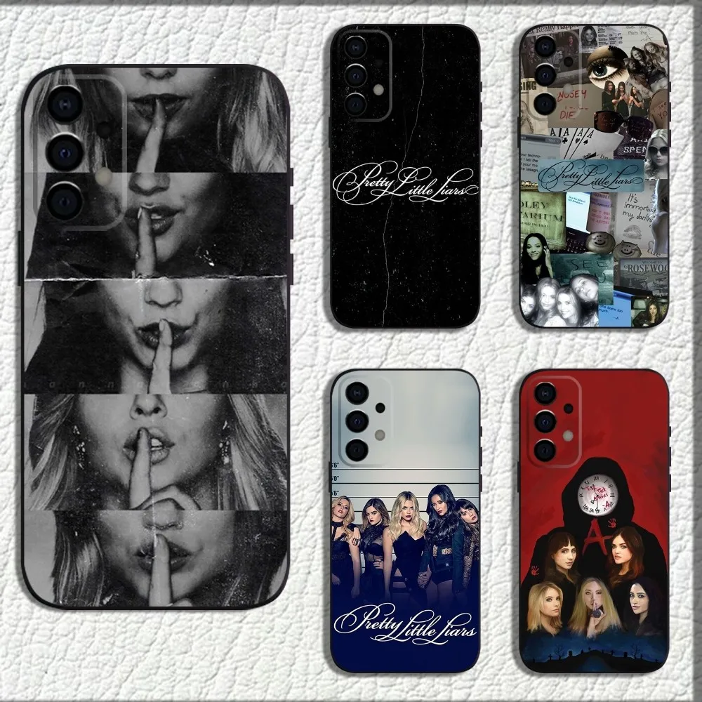 Чехол для телефона P-Pretty Little L-Liars Samsung Galaxy A13 A21s A22 A31 A32 A52 A53 A71 A80 A91 Soft Black Shell