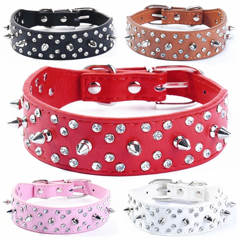 

Rivet Bullet Head Pet Collars Dog Collars for Small Medium Large Dog French Bulldog Pitbull Dog Necklace Puppy Chain Accessorie