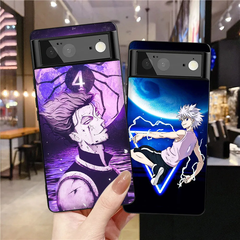 

For Google Pixel 6a Phone Case for Google 6 6Pro Anime 2 3 3a 4 4a 5 5a 5G XL Soft Silicone TPU Fundas Back Shell Covers
