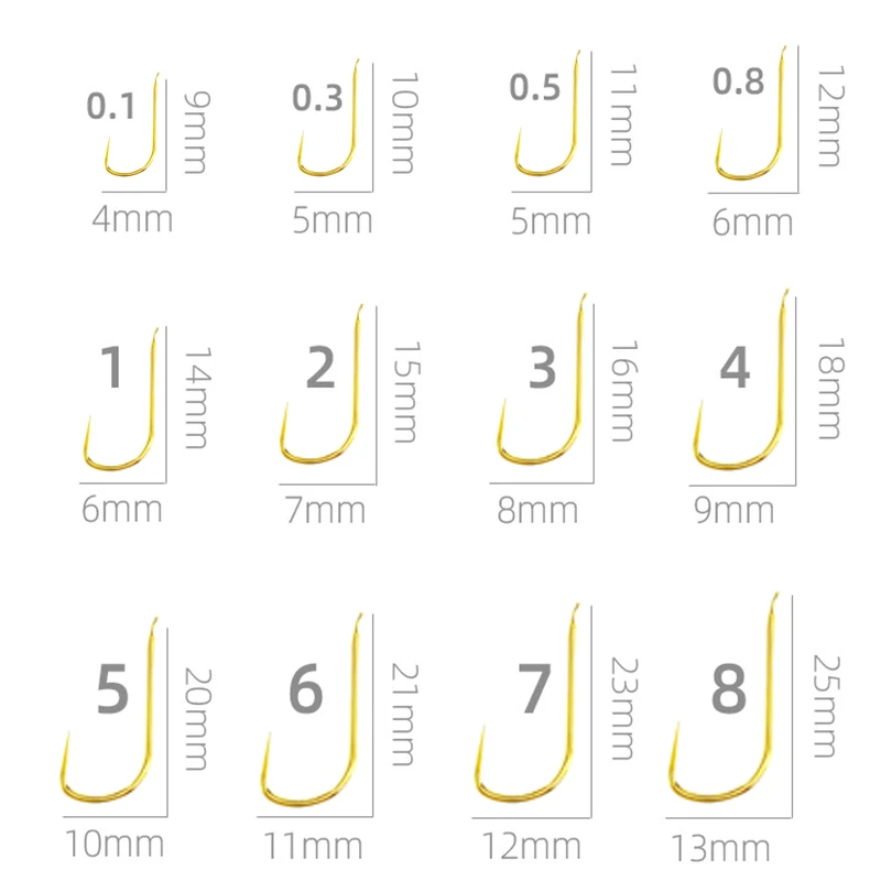 100 шт. рыболовные крючки для ловли карпа и