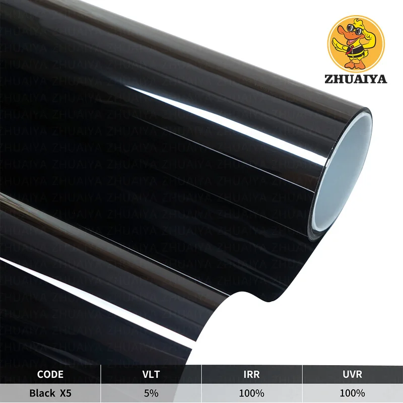 

ZHUAIYA 1.52x10/20/30m Highest Performing Ceramic Nano Car Window Tint Home Tinting Sticker Film VLT 5% 2 MIL