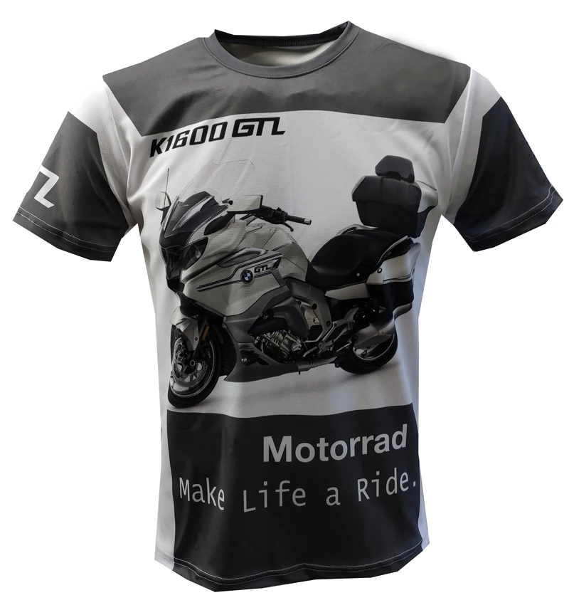 

Summer BMW K1600GTL Touring Motorcycle Short Sleeve Motorrad Men Outdoor Cycling Off-Road Quick Dry T Shirt Cruiser Fleet Shirt