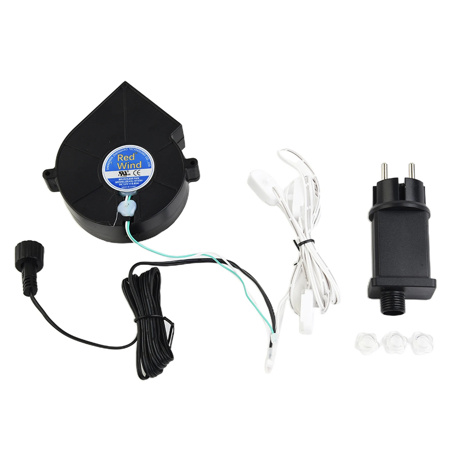 

1 Set 0.85A Fan Blower Motor With 3 LEDs Lig, For Garden Yard Inflatable Decor Replacement For Various Inflatables Decor
