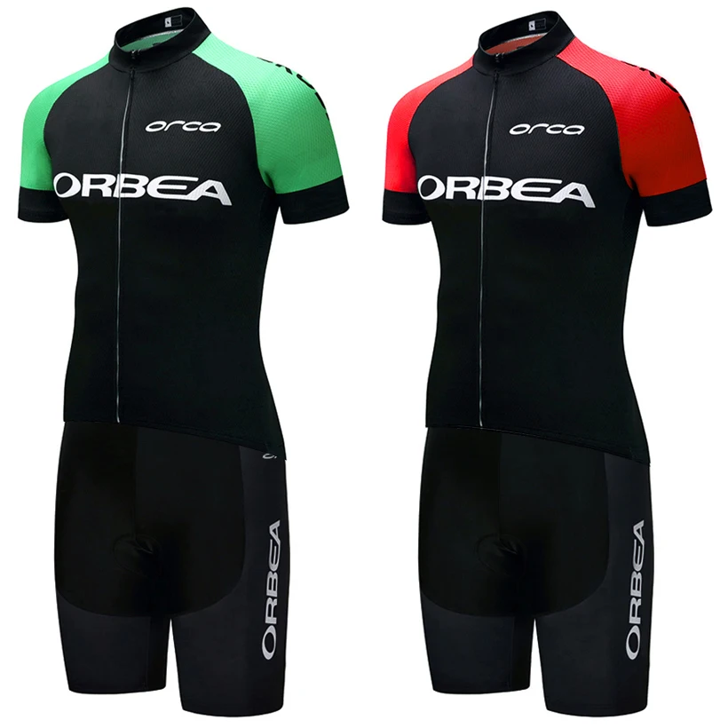 

Tour Spain Cycling Jersey ORBEA ORCA Team Bike Maillot Shorts Suit Men 20D MTB Ropa Ciclismo Green Bicycl Tshirt Pants Clothing