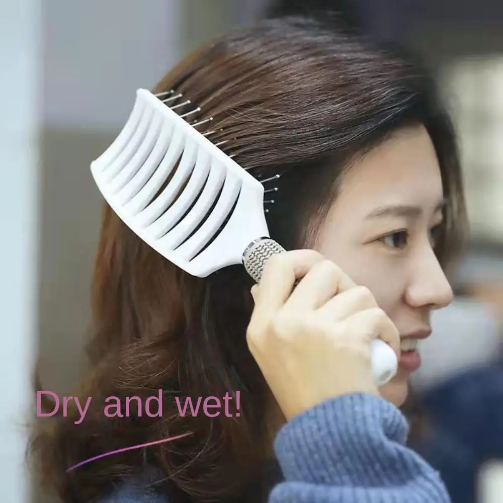 

Women Beauty Tool Hair Salon Curly Anti-static Fluffy Comb Hair Styling Tool Scalp Massage Comb Hair Brush