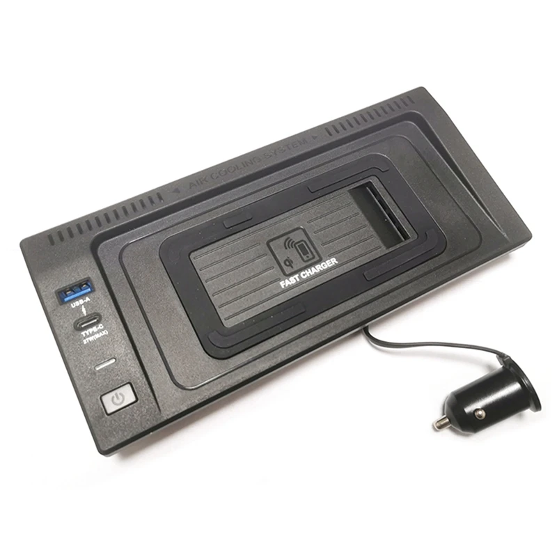 

15 Вт QI зарядное устройство для телефона, устройство для быстрой зарядки, держатель для телефона для BMW X5 X6 E70 E71 F15 F16 2014-2018