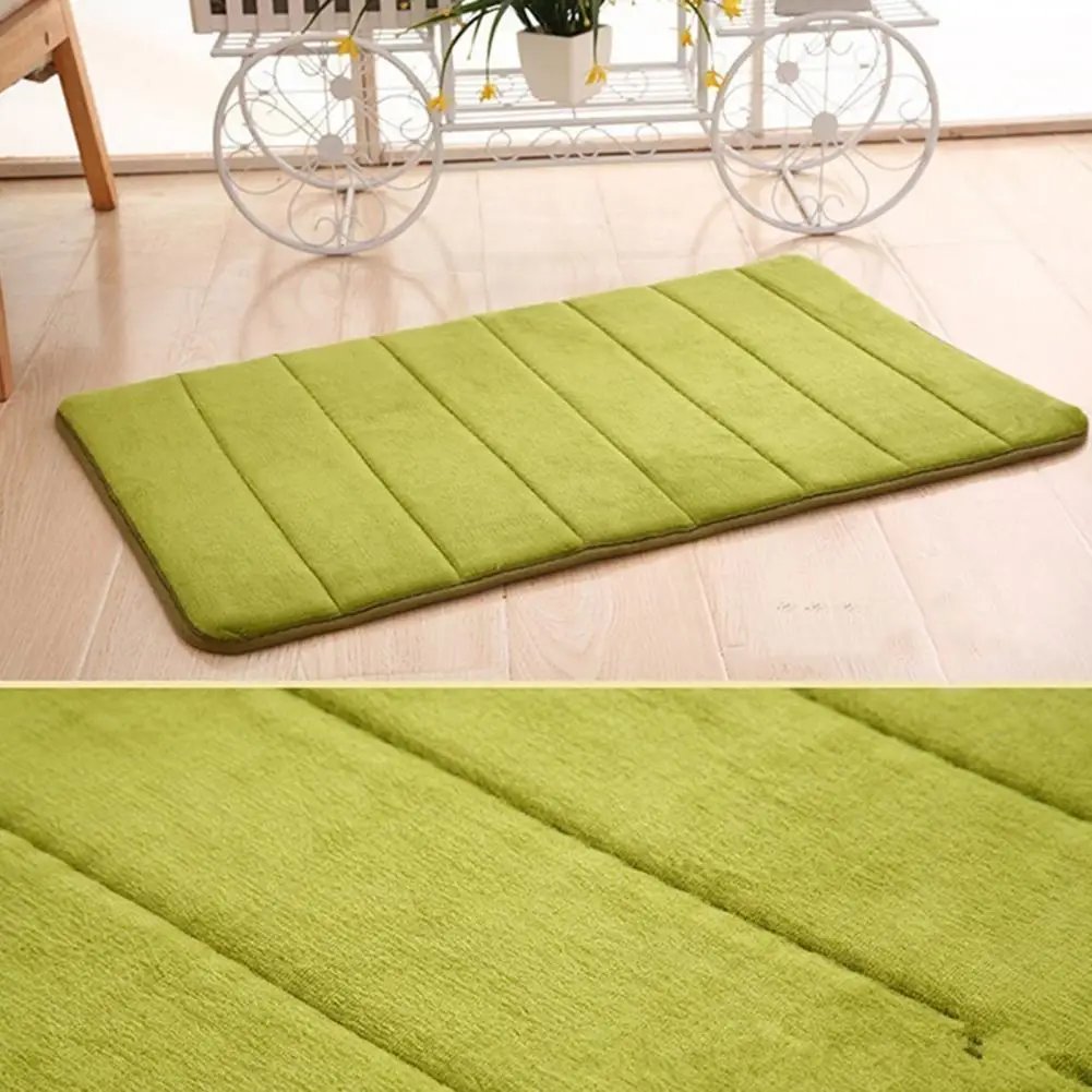 

Fashion Door Mat Thick Easy to Clean Thick Memory Foam Spa Bathroom Shower Mat Soft Carpet for Door