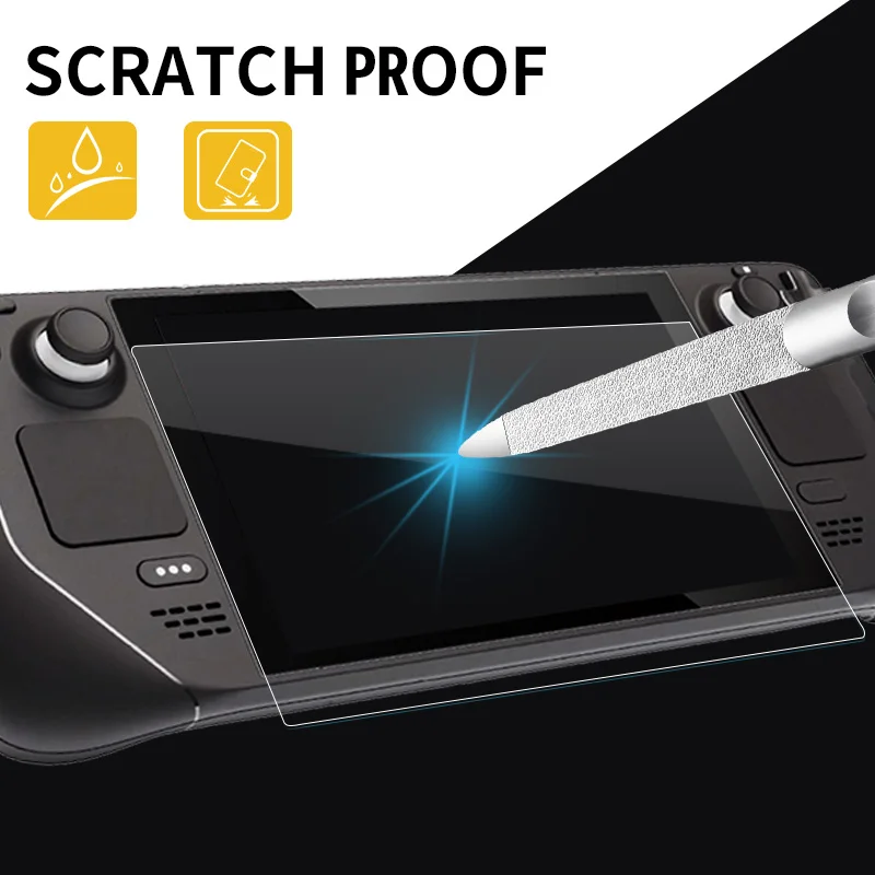 31pcs for steam deck 72022 screen protector tempered glass transparent hd clear anti scratch glass for steam deck accessories free global shipping