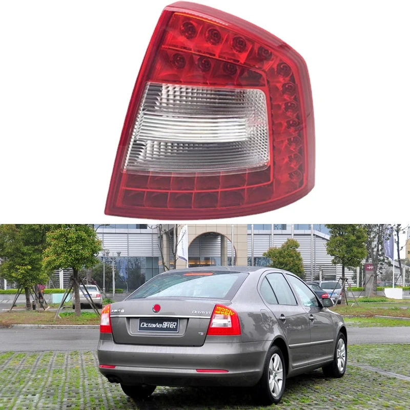 

Задний фонарь в сборе для Volkswagen, Skoda Octavia 2010, 2011, 2012, 2013, 2014, задний фонарь, 1 шт.